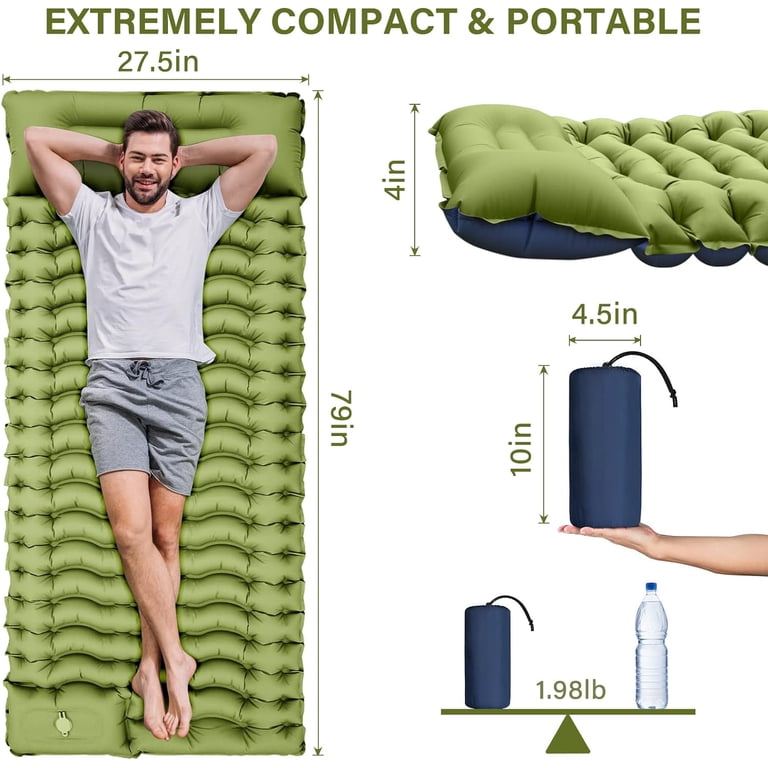 Fun Pack Foods Camping Sleeping Pad, Extra Thick Mat photo 7