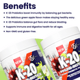 Unitech USK K20 Probiotics Powder Immune Support Supplement Rich