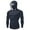66#Dark Blue, variant on Unisex Rash Guard Solid Long Sleeve Hooded Face Mask Ice Silk Anti-Uv Apparel Summer Cool Elegant Loose Casual Sunscreen Hiking Running Athletic Sun Protection Shirts