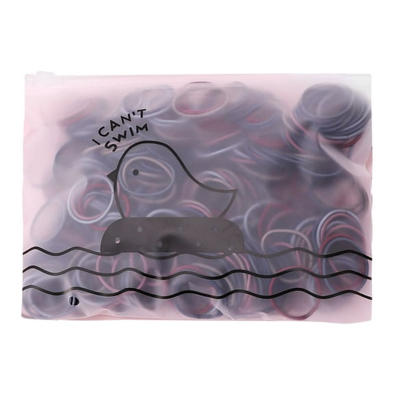 100pc Colorful Elastic Hair Ties Seamless Hair Band Ropes Soft Small Ponytail Holders Fashion Small Hair Ties for Thin Hair Swirly Hair Ties Pack Stretchy Hair Ties Small Hair Binders Hair Bow Ties