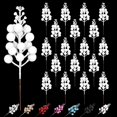 thumbnail image 3 of 20 Pcs Wreath Making Christmas Tree Decoration, Christmas Glitter Berries Stems, Artificial Snowy Berry Picks for DIY Crafts, New Year, Holiday, Home Decor, 3 of 8
