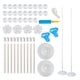 thumbnail image 1 of KAKOWELY 1 juego de soporte para columna de globos, kit de arco de globos, decoraciones para torre de globos, 1 of 4