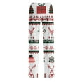 thumbnail image 3 of Fabrcox Christmas Women Pajama Pants Sleepwear Loose Fit Christmas Tree Printed Drawstring Lightweight Women Loungewear White XXL, 3 of 6