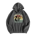 thumbnail image 1 of WEAIXIMIUNG Sweatshirts pour Femmes Grande Taille Sweat à Capuche Décontracté Col Rond Imprimé Animal Lettres Anglaises, 1 of 3