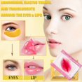 30PCS Lip Masks & YPF5 24k Gold Eye Mask, Collagen Eye Mask for Puffy