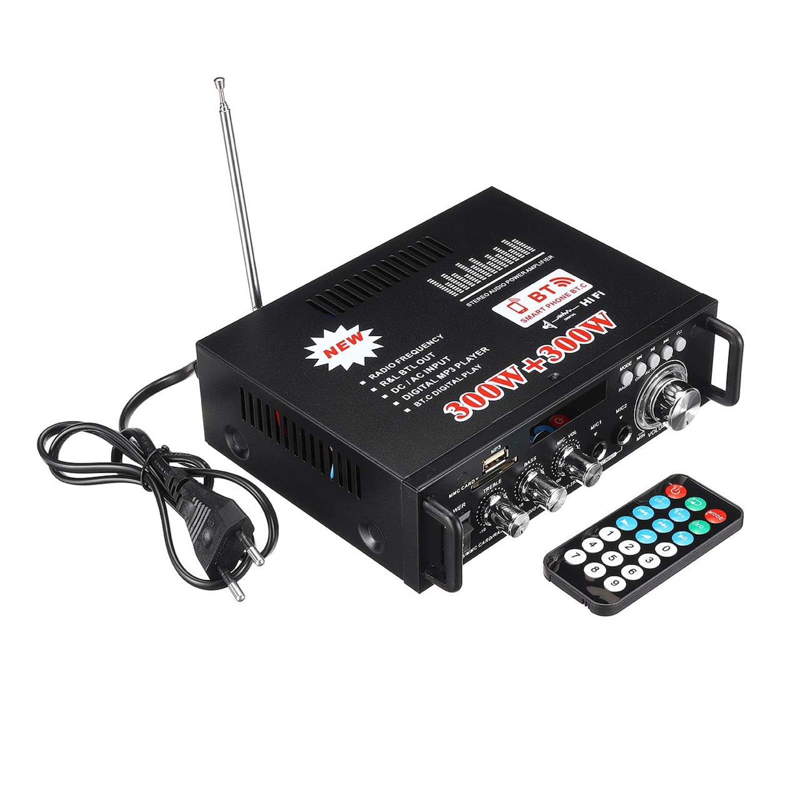 600W Home Professional Amplifier Amplifier Subwoofer Amplifier Home Theater Sound System Mini Amplifier