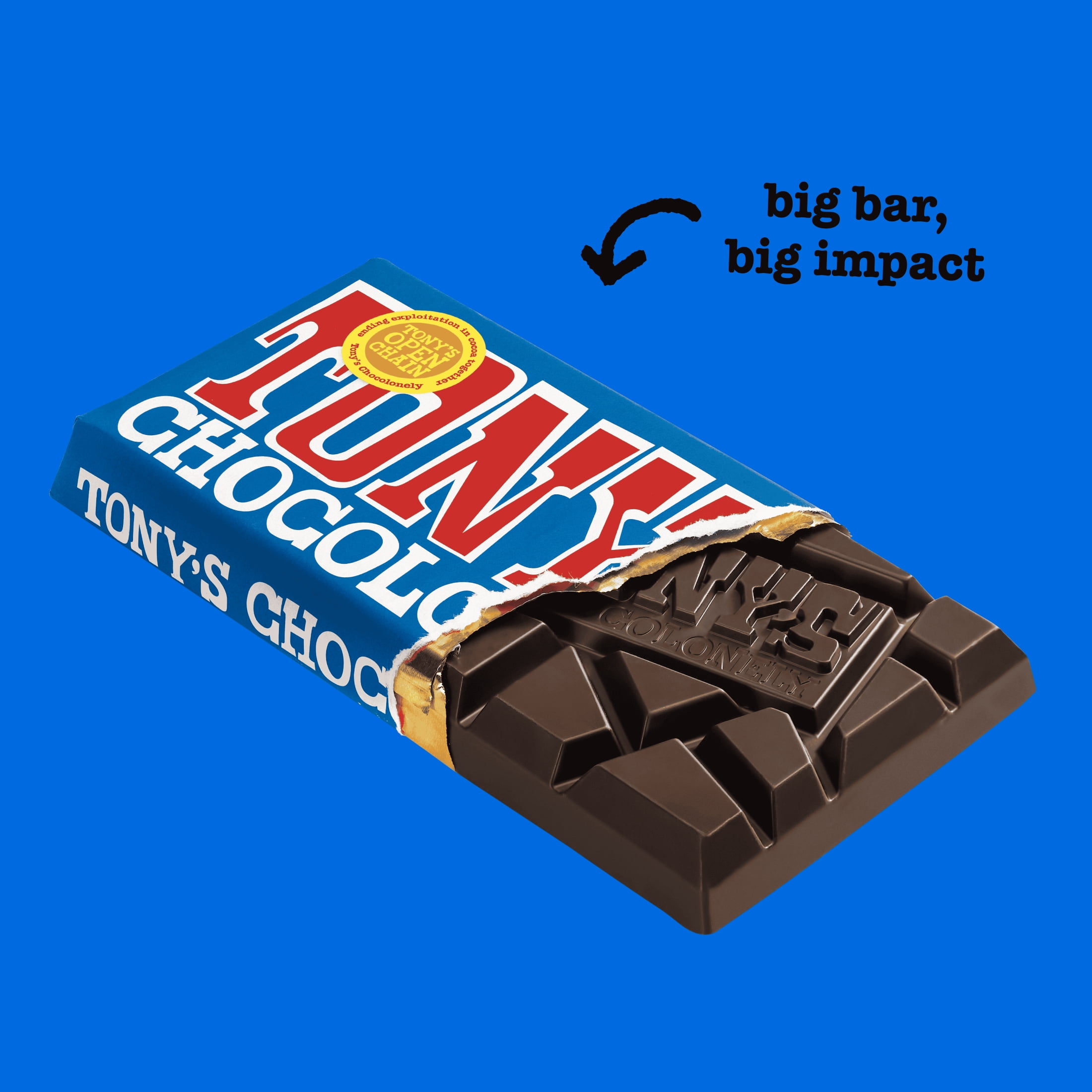 Tony’s Chocolonely 70% Dark Chocolate Bar, 6.35 oz