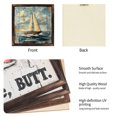 thumbnail image 5 of Sailing Boat Ocean View Wooden Sign Wall Plaque - Vintage Art Decoration, Wall Decoration - Ideal Gift For Home Decoration, Living Room, Bathroom, Bedroom, Garden, Dining, Bar, Cafe, Festival Party, 5 of 7