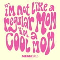 thumbnail image 2 of Men's Mean Girls I'm a Cool Mom Groovy Quote Graphic Tee Beige X Large, 2 of 4