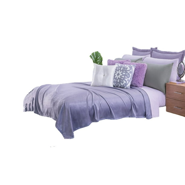 Cobertor Ligero Ultrasuave Lavanda King Size Concord Colchas Concord Lavanda