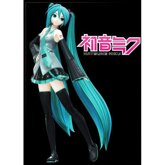 Hatsune Miku On Black Magnet