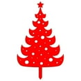 thumbnail image 1 of Holiday Garden Decoration For Christmas 1Pc With Red Tree Design And Weather-Resistant Build For Outdoor Festivities Size Not Specified Weight 0.18 Pounds, 1 of 6