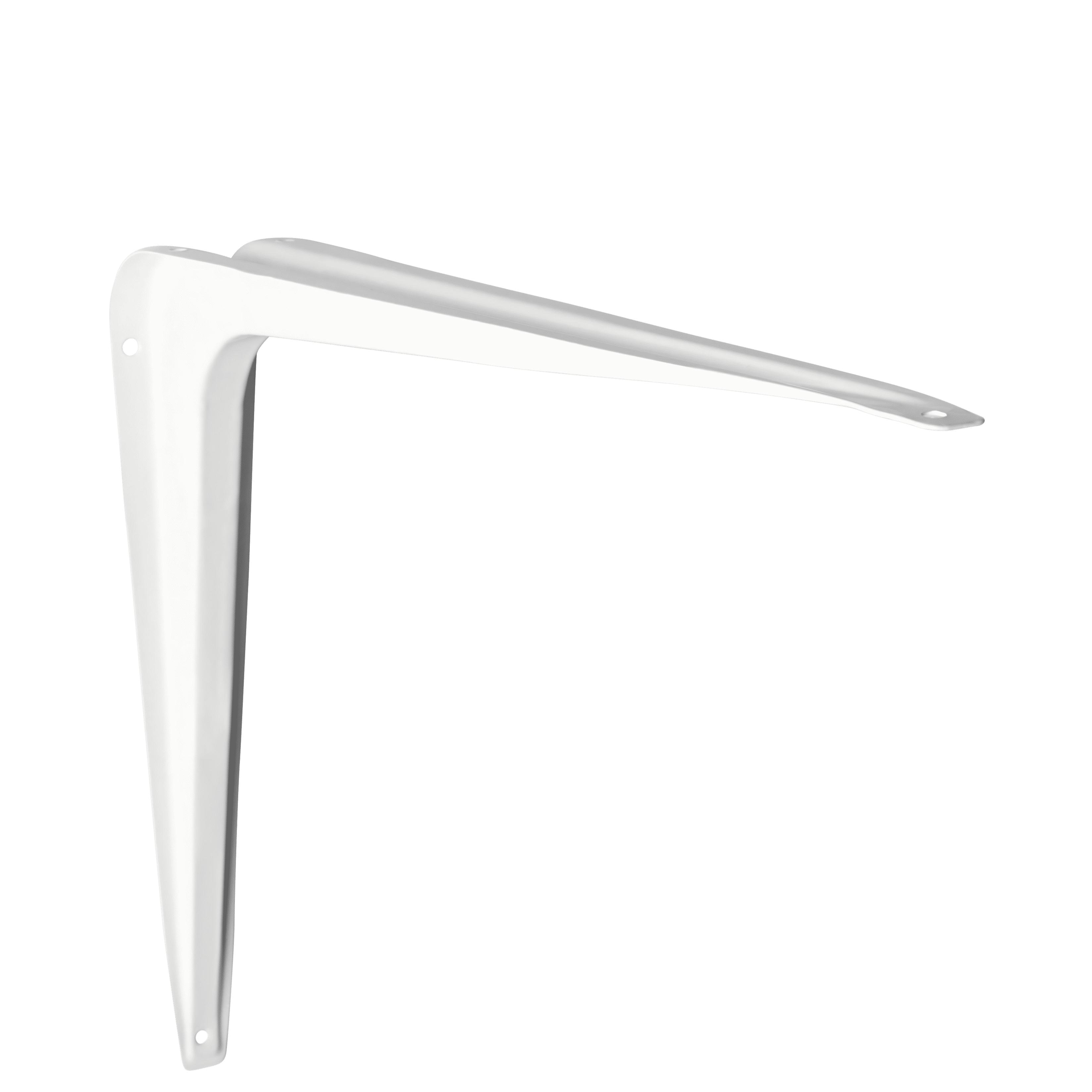 6x8 White Shelf Bracket with Durable Support for Home Shelving
