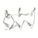 thumbnail image 3 of Estatuas de resina de pensadores, figuras abstractas, esculturas coleccionables, acento moderno Blanco, 3 of 9