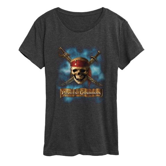 Pirates of the Caribbean - Skull and Swords - Women's Short Sleeve Graphic T-Shirt