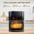 thumbnail image 5 of TINKLE WELL Air Fryer, 6-Quart 12-in-1 Multi-Cooker with Viewing Window for Oil-Free Frying, Baking & Dehydrating, Up to 400°F, Gray, 5 of 8