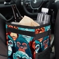 thumbnail image 6 of Monkey Car Trash Can: Foldable, with Lid, Leak-proof, Hanging Storage Bag - Trash Can for Car, 6 of 6