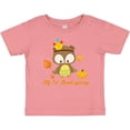 thumbnail image 3 of Inktastic My First Thanksgiving Owl Boys or Girls Baby T-Shirt, 3 of 5