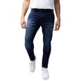 thumbnail image 4 of CULTURA AZURE Men's Stretch 5 Pocket Denim Jeans, Dark Blue, 34X32, 4 of 6