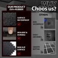 thumbnail image 4 of Gym Flooring Mikolo, de 1,4 cm de grosor, 12 baldosas, 48 pies cuadrados, espuma EVA, 4 of 9