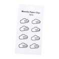 thumbnail image 3 of koolsoo 8x Large Paper Clips Accessories Metal Stationery for Invitation Card Party File The Clouds, 3 of 7