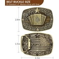 thumbnail image 6 of SUOSDEY Western Leather ​​Belts for Men Women Engraved Belt,Cowboy Cowgirl Embossed Belt for Jeans Christmas Gifts, 6 of 7