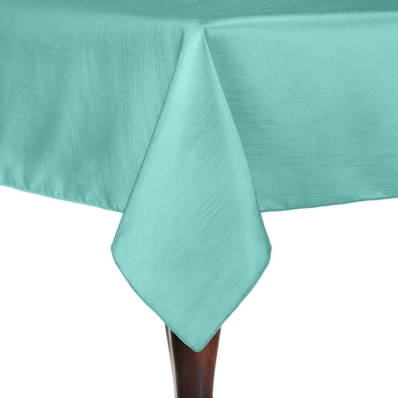 Ultimate Textile Reversible Shantung Satin - Majestic 60 x 60-Inch Square Tablecloth