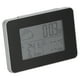 thumbnail image 4 of Higrómetro inalámbrico LCD digital despertador sensor inalámbrico higrómetro termómetro para uso en casa y oficina, color negro, 4 of 14