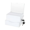thumbnail image 4 of MAGIDEAL Acrylic Donation Business Container Case Fundraising Ballot Box white, 4 of 8