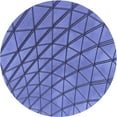 thumbnail image 1 of Ahgly Company Tapis Rond Lavable en Machine Intérieur Transitionnel Bleu Ciel, 5 Pieds Rond, 1 of 7
