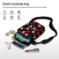 thumbnail image 7 of HELLHERO Hummingbird Flowers Women Messenger Bag Leakproof Women for Travel, Outdoor and Daily Use 4.33"x1.97"x7.09", 7 of 7
