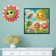 thumbnail image 3 of 5D DIY Con Forma Especial Parcial Divertida Insectos 30x30cm, 3 of 9