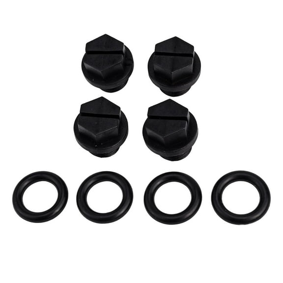 4 Pack Drain Plugs With O-Rings Pump Plug Pool Filters Replacement Pool Drain Pump Plug SPX1700FG For Hayward Pumps