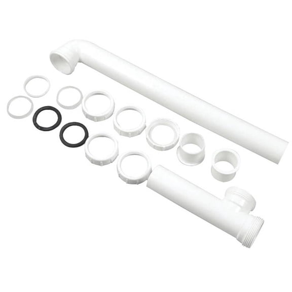 Danco 94008 End Outlet Waste Drain Pipe, 1-1/2 in Slip Joint, White