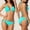 Blue, variant on Womens Bikini Sets Big Bust Bikini Two Piece Swimsuit Tummy Control Two Piece Swimsuits Vintage Swimwear Triangle Bikini Swimsuits Women Bikini Plus Size Red S