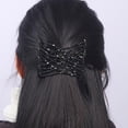 thumbnail image 3 of Glass Bead Comb Elastic Double Insert Clips Insert Head Hair Fashion Comb Creative Change Lazy, 3 of 8