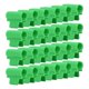 thumbnail image 1 of 24pcs Greenhouse Clamps Single Head Row Cover Netting Tunnel Hoop Clips Insect Proof Shed Film Shading Net Rod Clips 19mm, 1 of 5