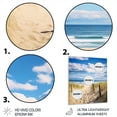 thumbnail image 3 of Designart "The Path Leading to the Beach I" Nautical & Beach Metal Art Living Room, 3 of 5