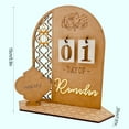 thumbnail image 5 of Jlong Ramadan Advent Calendar Wooden Countdown Calendars Decorations for Home, 30 Days Til Eid, Ramadan Gift for Kids, Ramadan and, 5 of 9