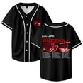thumbnail image 2 of Lyn Lapid Buzzkill World Tour 2025 Merch Baseball Jersey V-Neck Shirt Women Men Short Sleeve Streetwear Clothes, 2 of 3
