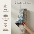 thumbnail image 4 of KUETH 6X9 Reversible Area Rug with Free Rug Pad, Machine Washable Rug, Dual Pattern Design Rug for Living Room, Bedroom, Entryway, Kitchen, Dining Room, 4 of 9