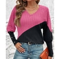 thumbnail image 6 of Warm Shirts for Women, Lightweight Sweaters for Womens Comfy Women's Sweaters Casual Pullover Knitted Thin Long Sleeve Sweater Fashion Gym, Yoga, Workout, Running, Daily Leisure,Workwear, 6 of 7