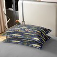 thumbnail image 4 of Erosebridal 3D Pike Fish 100% Cotton Comforter Cover King, Hunting and Fishing Bedding Sets King Size, Rustic Animal Reversible Bed Set, Ultra Soft Room Decoration, 3pcs（No Comforter）, 4 of 8