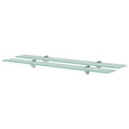 thumbnail image 1 of vidaXL Floating Shelves 2 pcs Glass 80x20 cm 8 mm, 1 of 4