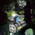 thumbnail image 2 of Flashlight LED Rechargeable Super Bright Searchlight Home Camping Hiking Spotlight Emergency Night Torch, 2 of 10