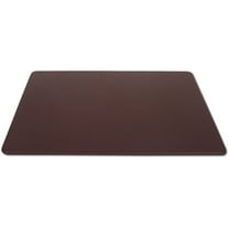 Chocolate Brown Leatherette 24 x 19 Desk Mat without Rails