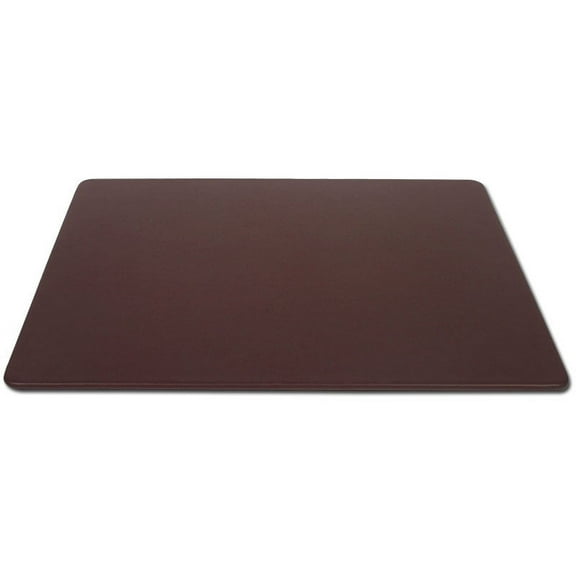 Chocolate Brown Leatherette 24 x 19 Desk Mat without Rails