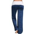 thumbnail image 4 of Pantalones Pantalones deportivos sueltos Mujer Pantalones Leggings de yoga informales de tiro alto, Azul, L Methold AP002116-23, 4 of 5