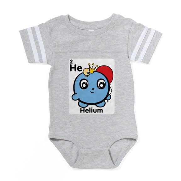 CafePress - Cute Element Helium He - Cute Infant Baby Football Bodysuit