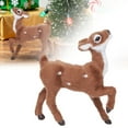 thumbnail image 2 of Sunxin Christmas Decorations, Simulation Sika Deer Model Mother Deer Figurine Desktop Decoration Christmas Deer Wedding Decoration Props Simulation Animals Standing Doe, 2 of 9